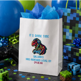 Video Game Dinosaur Gaming Birthday Party Favour Bags