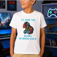 Video Game Dinosaur Gaming Birthday Party