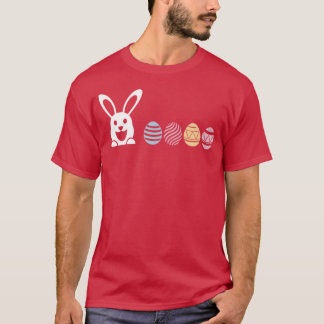 Video Game Easter Bunny Eggs Kids Gaming Adult Gam T-Shirt