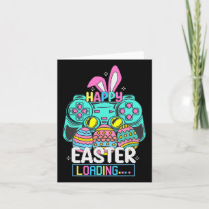 Video Game Easter Bunny Gaming Controller Gamer Bo Card