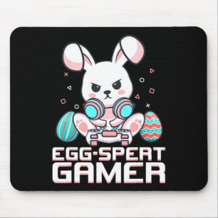Video Game Easter Bunny Gaming Controller Gamer Bo Mouse Mat