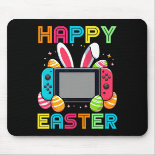 Video Game Easter Bunny Gaming Controller Gamer Bo Mouse Mat