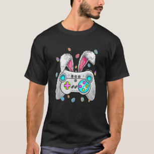 Video Game Easter Bunny Gaming Controller Gamer Bo T-Shirt