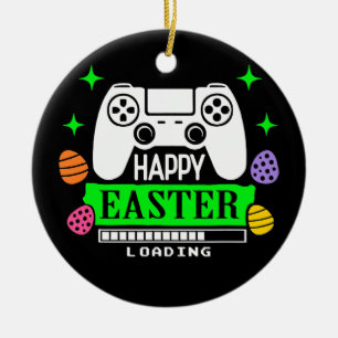 Video Game Easter Eggs Gaming Controller Gamer Ceramic Tree Decoration
