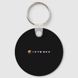 Video-game Funny Gaming Lgbt-q Ally Pride Flag Gam Key Ring