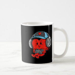 Video Game Gamer Heart Valentines Day Gaming Boys  Coffee Mug