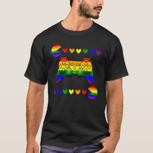 Video Game  Gaming Lgbt Q Ally Pride Flag Gamer 1 T-Shirt