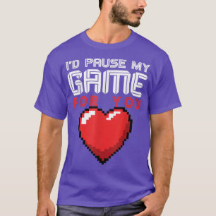 Video Game Gaming Valentines Day Gamer s for Boys  T-Shirt