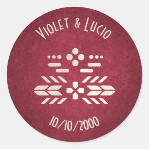 Video Game Geek Red Wedding Classic Round Sticker