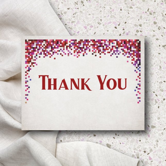 Video Game Geek Wedding Thank You Card (Creator Uploaded)
