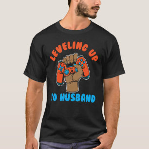 Video Game Husband Leveling Up To Husband Gaming T-Shirt