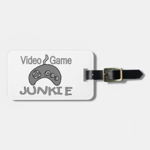 Video Game Junkie Luggage Tag