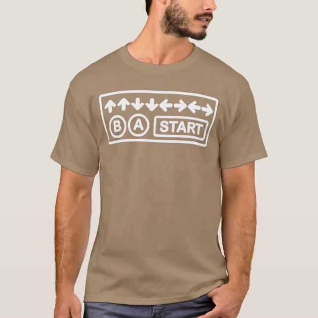 Video Game KonamiCode vintage T-Shirt (Front)