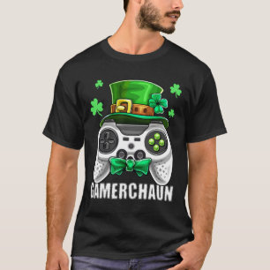 Video Game Leprechaun Costume St. Patrick's Day Ki T-Shirt