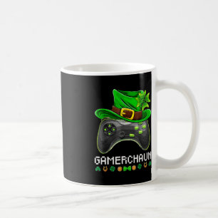 Video Game Leprechaun St Patricks Day Gamer Kids B Coffee Mug