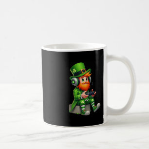 Video Game Leprechaun St Patricks Day Gamer Kids B Coffee Mug