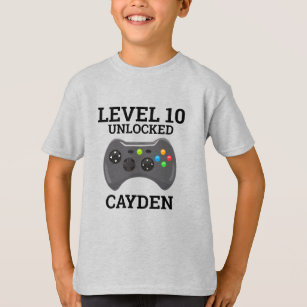 Video Game Level Up Controller Birthday Shirt 