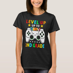 Video Game Level Up To 2nd Grade Team Second Grade T-Shirt