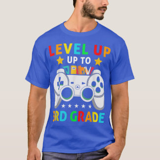Video Game Level Up To 3rd Grade Team Third Grade  T-Shirt