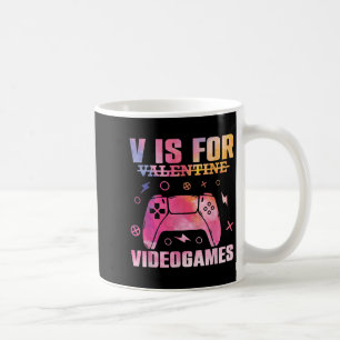 Video Game Lover Quote Gamer Pun Graphic Text Desi Coffee Mug