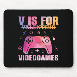 Video Game Lover Quote Gamer Pun Graphic Text Desi Mouse Mat