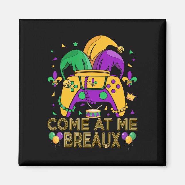 Video Game Mardi Gras Carnival Costume Gaming Cont Magnet (Front)