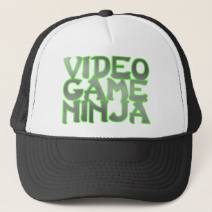 VIDEO GAME NINJA (green) Trucker Hat
