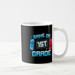 Video Game On 1st Grade Gamer Byck To School Boys Coffee Mug