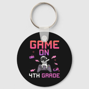 Video Game On 4th Grade Gamer Ck To School First D Key Ring
