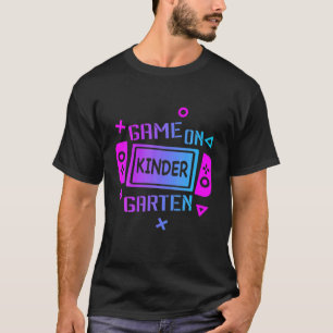 Video Game On Kindergarten Team Kindergarten Back T-Shirt