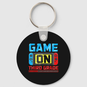 Video Game On Third Grade Gamer Byck To School Fir Key Ring