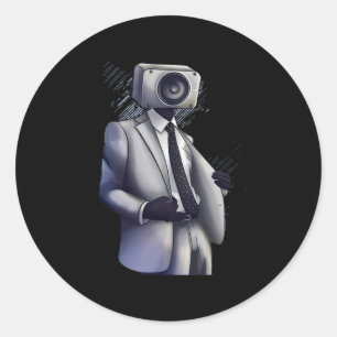 Video Game Party Classic Round Sticker