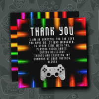 Video Game Party Controller Neon Gaming Birthday