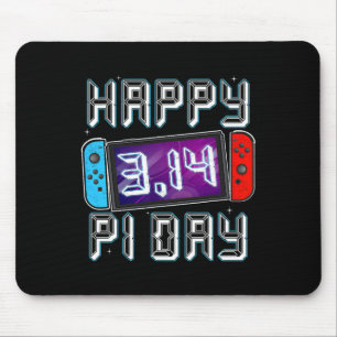 Video Game Pi Day Gamer Math Teacher Kids Boys Men Mouse Mat