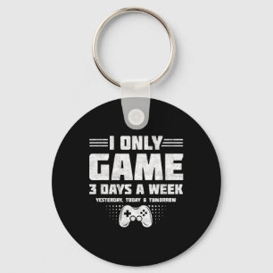 Video Game Player - Pc Console Online Gaming - Fun Key Ring