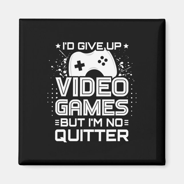 Video Game Player - Pc Console Online Gaming - Fun Magnet (Front)