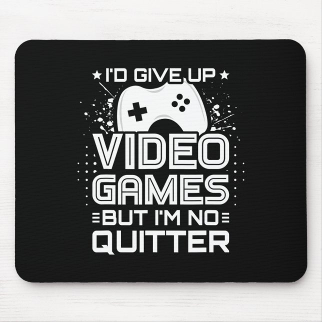 Video Game Player - Pc Console Online Gaming - Fun Mouse Mat (Front)