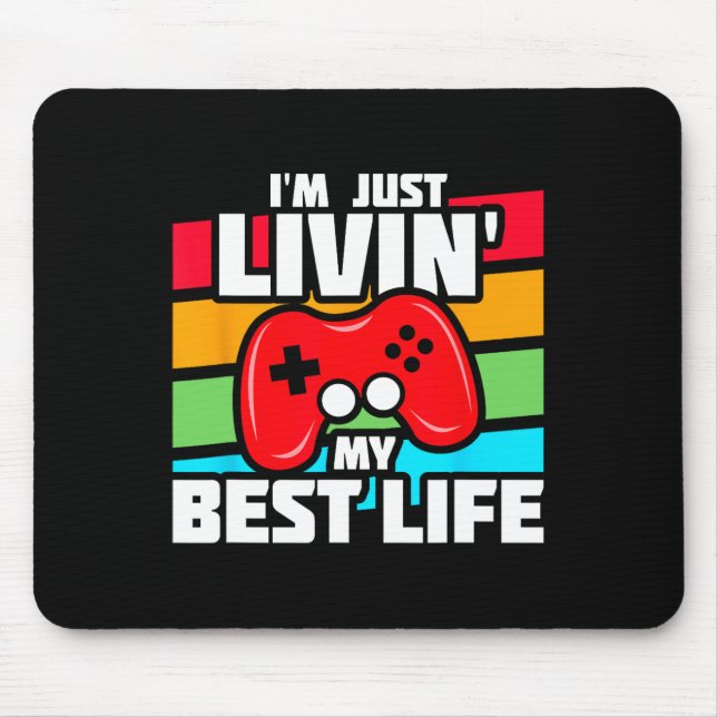 Video Game Player - Pc Console Online Gaming - Fun Mouse Mat (Front)