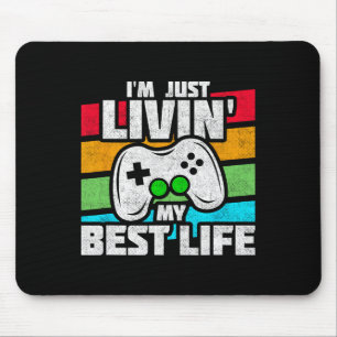 Video Game Player - Pc Console Online Gaming - Fun Mouse Mat