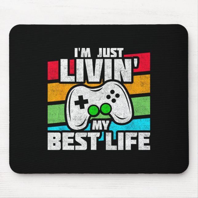 Video Game Player - Pc Console Online Gaming - Fun Mouse Mat (Front)
