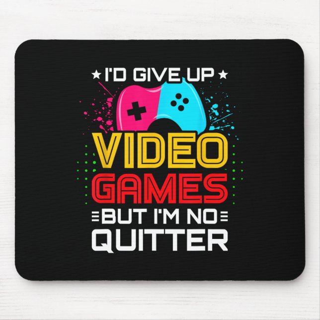 Video Game Player - Pc Console Online Gaming - Fun Mouse Mat (Front)