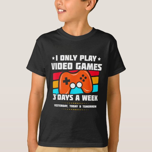 Video Game Player - Pc Console Online Gaming - Fun T-Shirt (Front)