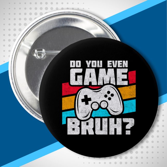Video Game Player - Video Gaming - Funny Gamer 6 Cm Round Badge (Creator Uploaded)