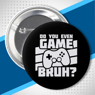 Video Game Player - Video Gaming - Funny Gamer 6 Cm Round Badge