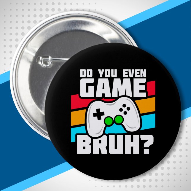 Video Game Player - Video Gaming - Funny Gamer 6 Cm Round Badge (Creator Uploaded)