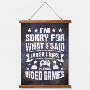 Video Game Poster Hanging Tapestry
