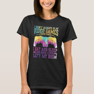 Video Game Quote Gamer Pun Text Design T-Shirt