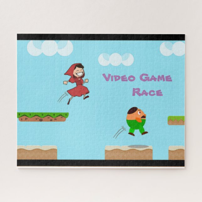 Video Game Race Puzzle (Horizontal)