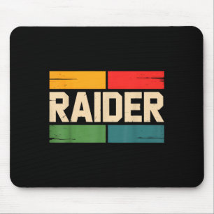 Video Game Raider Vintage Retro Men Women Girl Kid Mouse Mat