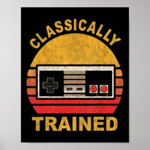 Video Game Retro Vintage Distressed 2 Poster